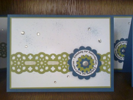 Einladungskarte zur Konfirmation